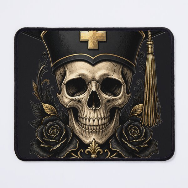 Item preview, Nurse Graduation Skull Gothic Dark Humor Nursing Grad  designed and sold by Arobinoz.