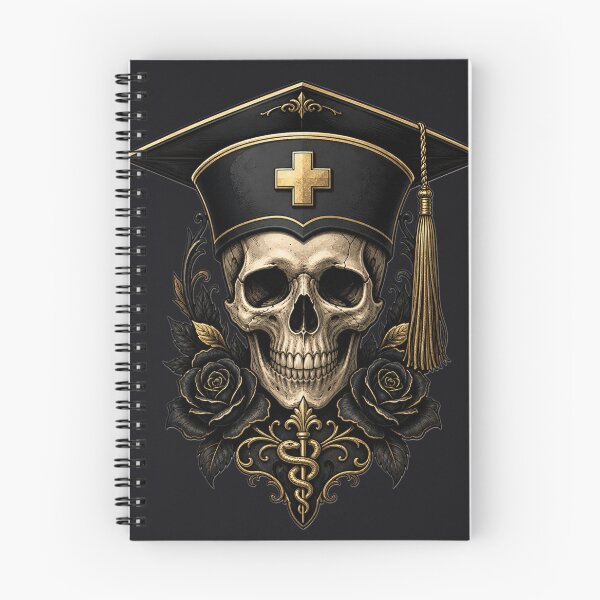 Item preview, Nurse Graduation Skull Gothic Dark Humor Nursing Grad  designed and sold by Arobinoz.