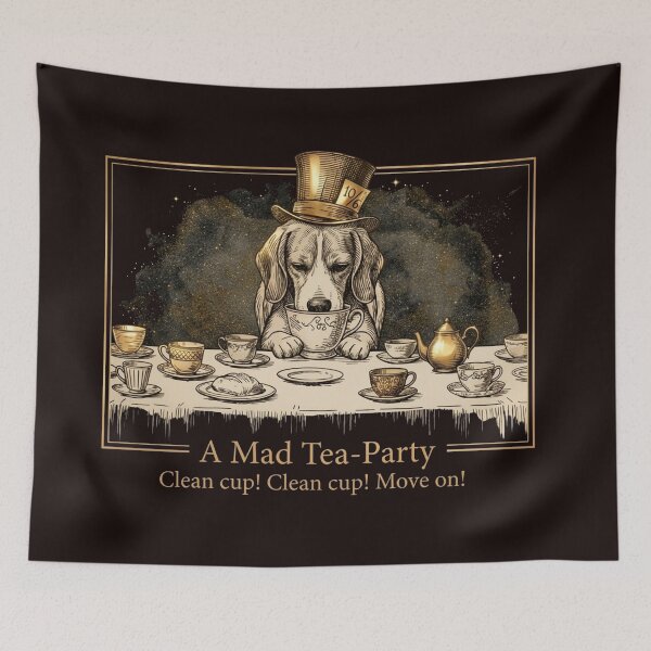 Item preview, A Mad Tea-Party: The Beagle Hatter designed and sold by Intelli-Punder.