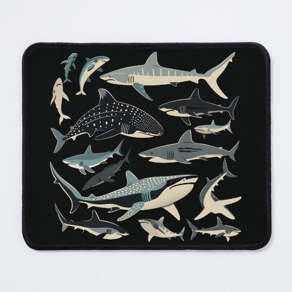 Item preview, Sharks pattern designed and sold by xiao xuans.