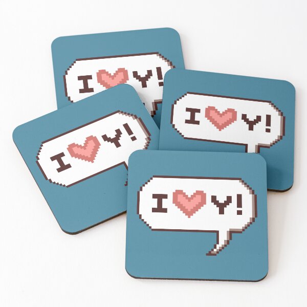 Item preview, I Love You! - Pixel Heart Comic Speech Bubble designed and sold by elizasunnycolor.