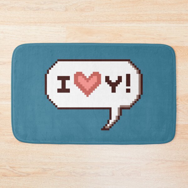 Item preview, I Love You! - Pixel Heart Comic Speech Bubble designed and sold by elizasunnycolor.