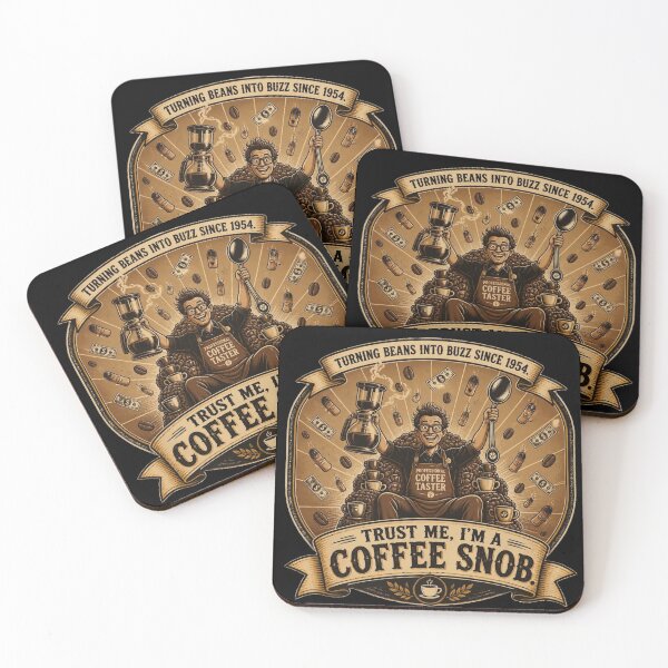 Item preview, Funny Coffee Snob Design Professional Coffee Taster Barista Gift Idea designed and sold by thoughtswear.