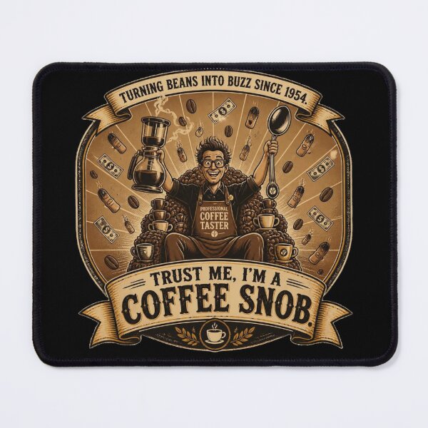 Item preview, Funny Coffee Snob Design Professional Coffee Taster Barista Gift Idea designed and sold by thoughtswear.