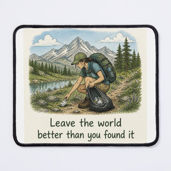 Item preview, Leave the world better than you found it designed and sold by CinemaChronik.