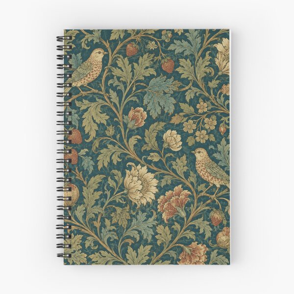Item preview, Birds, Flowers & Fruit Botanical Pattern designed and sold by rimmatv.