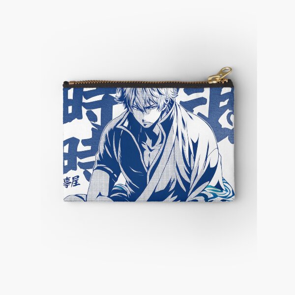 Item preview, Gintoki Halftone Blue designed and sold by AnimeArsenalPrints.