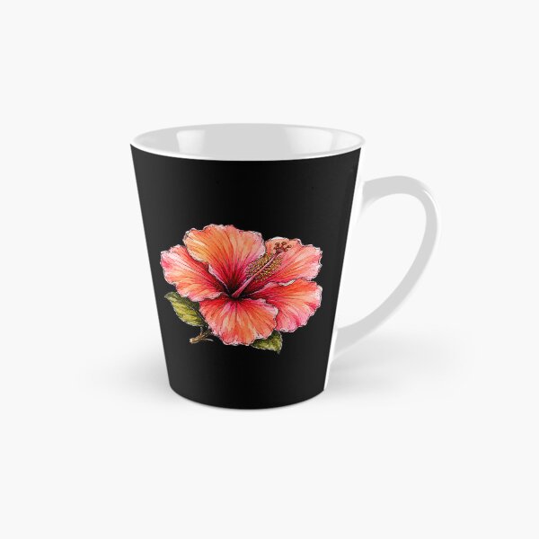 Item preview, Hand Drawn Hibiscus Watercolor Botanical Floral Illustration designed and sold by ColorSplash123.