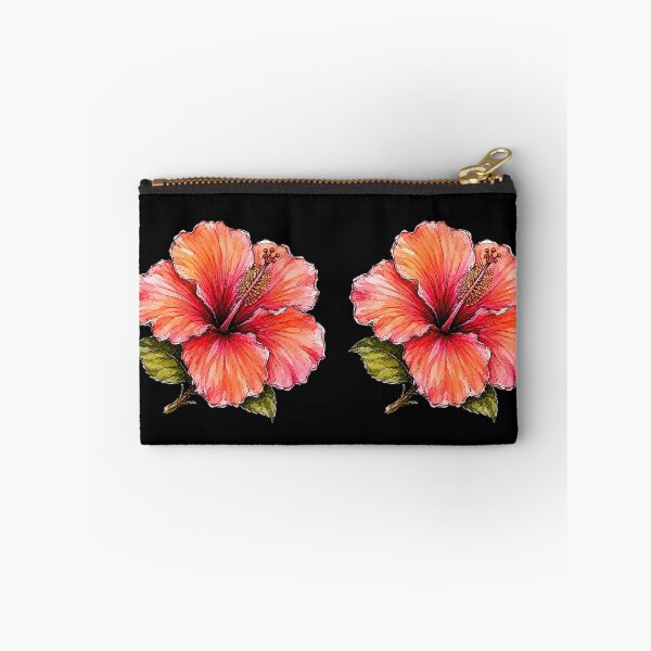 Item preview, Hand Drawn Hibiscus Watercolor Botanical Floral Illustration designed and sold by ColorSplash123.