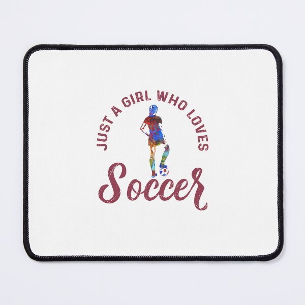 Item preview, Just a Girl Who Loves Soccer Football Girl Sports Fan Gift designed and sold by Rosaliartbook.