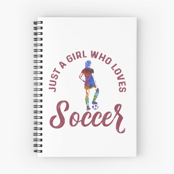 Item preview, Just a Girl Who Loves Soccer Football Girl Sports Fan Gift designed and sold by Rosaliartbook.