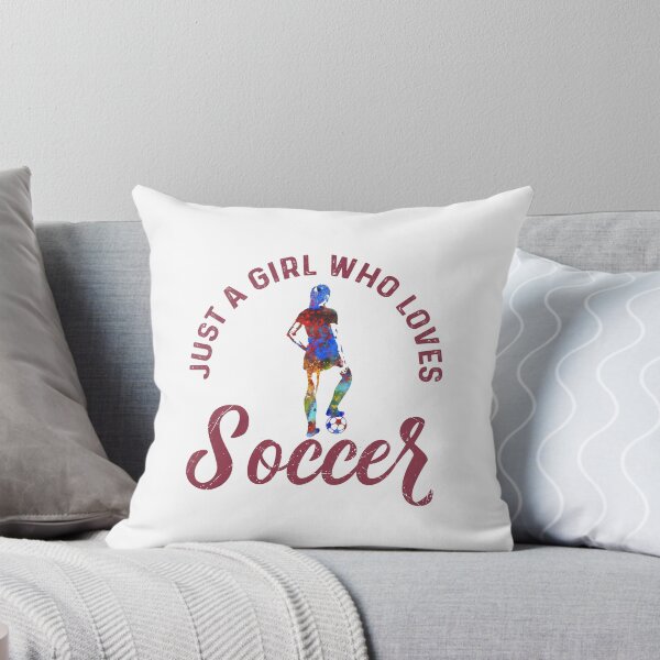 Item preview, Just a Girl Who Loves Soccer Football Girl Sports Fan Gift designed and sold by Rosaliartbook.