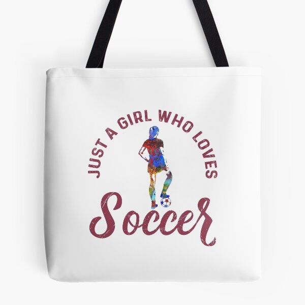 Item preview, Just a Girl Who Loves Soccer Football Girl Sports Fan Gift designed and sold by Rosaliartbook.