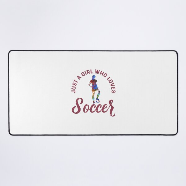 Item preview, Just a Girl Who Loves Soccer Football Girl Sports Fan Gift designed and sold by Rosaliartbook.
