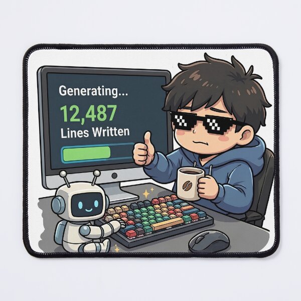 Item preview, The Professional Vibe Coder designed and sold by mancikart.
