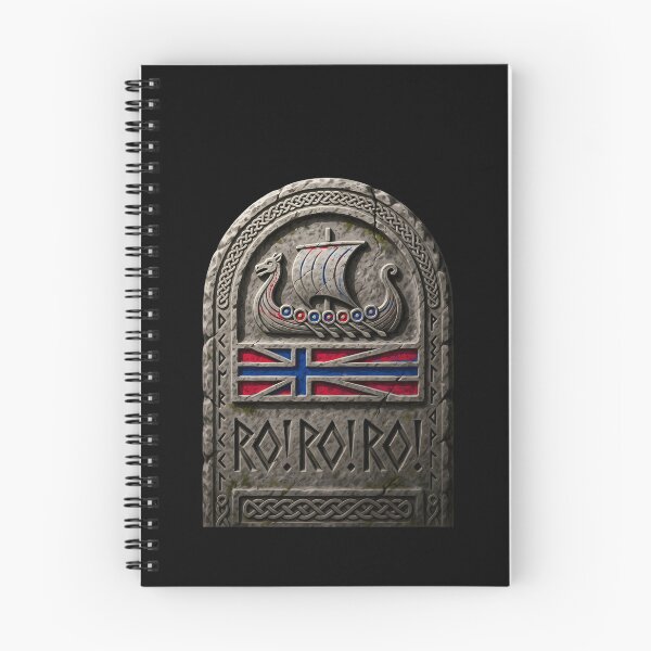 Item preview, Row Row Row Norway Nordic Heritage with Viking Longship designed and sold by Redgiant87x.