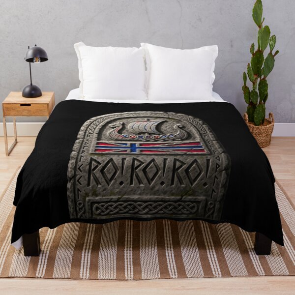 Item preview, Row Row Row Norway Nordic Heritage with Viking Longship designed and sold by Redgiant87x.