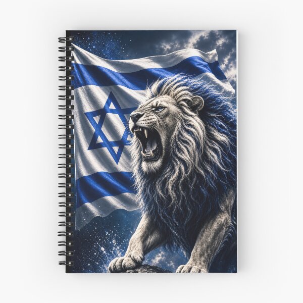 Item preview, Roaring Israeli Lion with Flag - Jewish Pride Freedom design designed and sold by FREENATION2026.