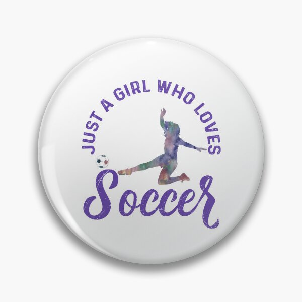 Item preview, Just a Girl Who Loves Soccer Football Girl Sports Fan Gift designed and sold by Rosaliartbook.