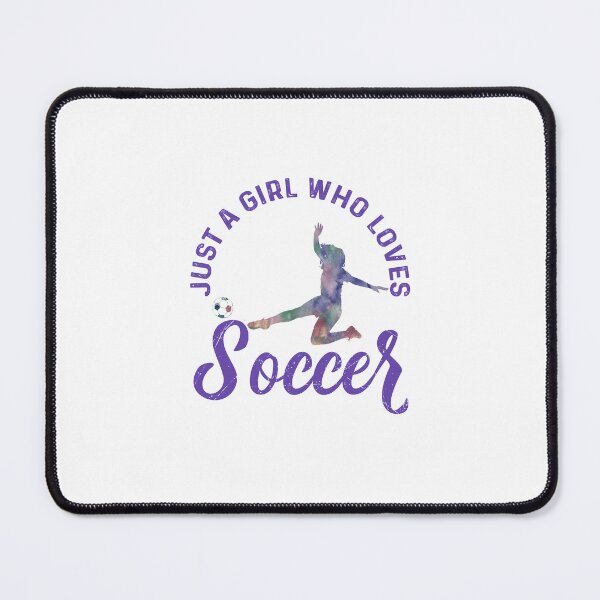 Item preview, Just a Girl Who Loves Soccer Football Girl Sports Fan Gift designed and sold by Rosaliartbook.