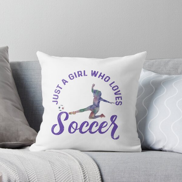 Item preview, Just a Girl Who Loves Soccer Football Girl Sports Fan Gift designed and sold by Rosaliartbook.