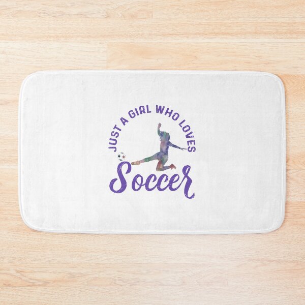 Item preview, Just a Girl Who Loves Soccer Football Girl Sports Fan Gift designed and sold by Rosaliartbook.