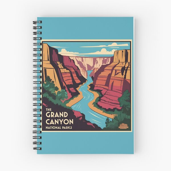 Item preview, The Grand Canyon – Bold Retro National Park Illustration designed and sold by Eclipse 3699.