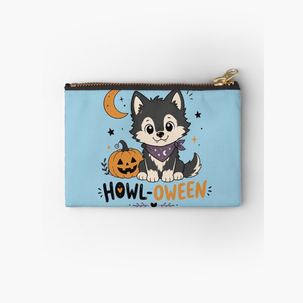 Item preview, Cute Halloween Wolf Kawaii Spooky Season Design designed and sold by hypertype01.