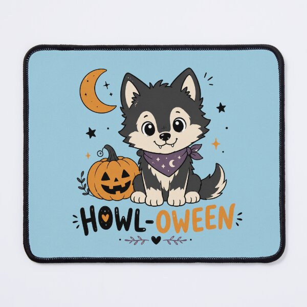 Item preview, Cute Halloween Wolf Kawaii Spooky Season Design designed and sold by BankshopTH.