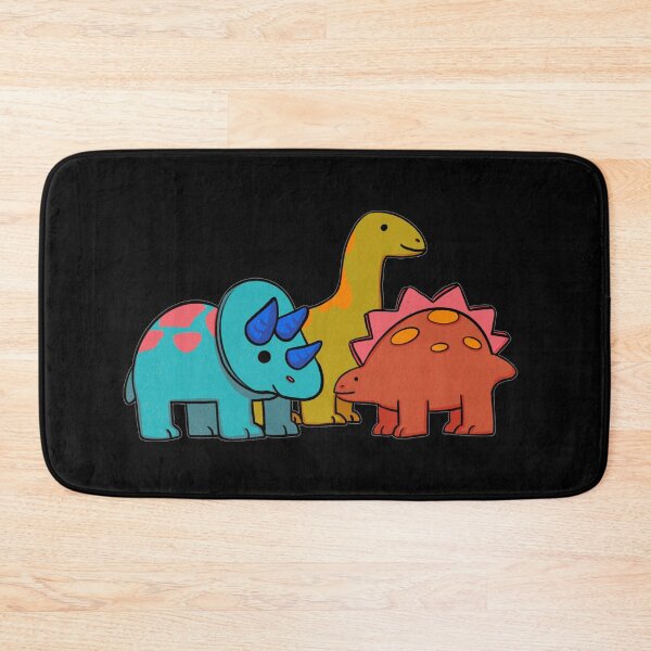 Item preview, Cute Dinosaur Friends – Colorful Prehistoric Trio designed and sold by velorea.