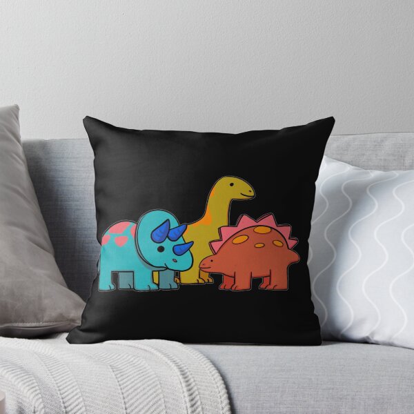 Item preview, Cute Dinosaur Friends – Colorful Prehistoric Trio designed and sold by velorea.