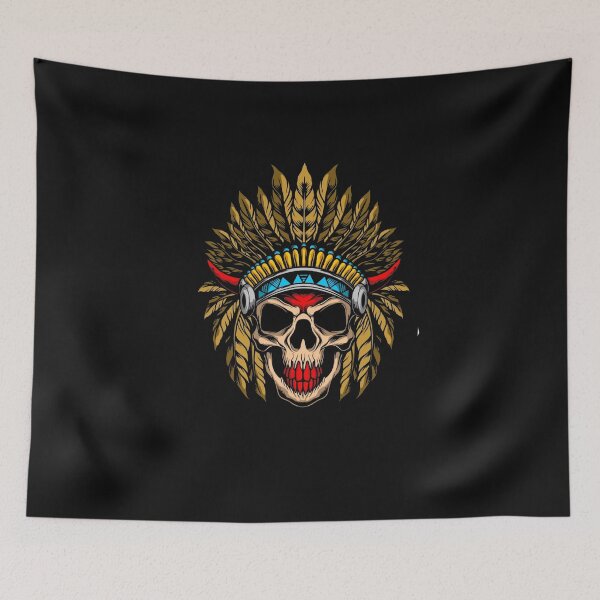 Item preview, Patriotic Chief Skull Indian Native American Headdress designed and sold by Gbriel3.