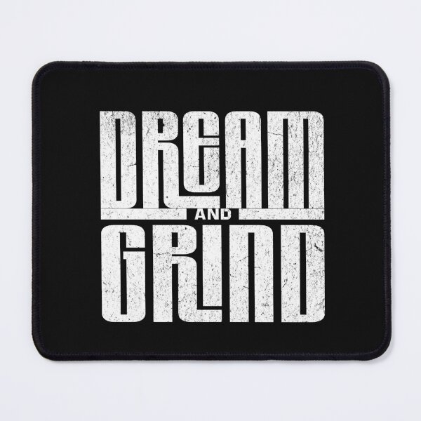 Item preview, Dream and Grind Distressed Typography | Motivational Streetwear Hustle Quote designed and sold by QuirkyCloud Designs.
