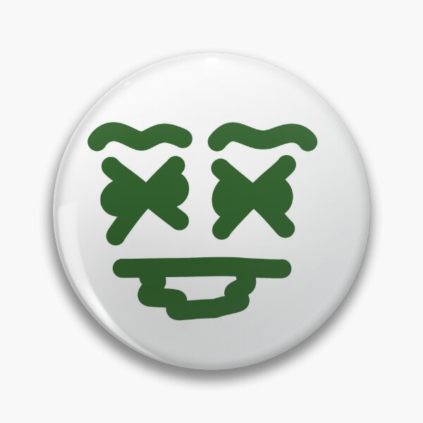 Item preview, Green Abstract Doodle Face – Bold Minimalist Line Art Illustration designed and sold by felipemaldonadoart.