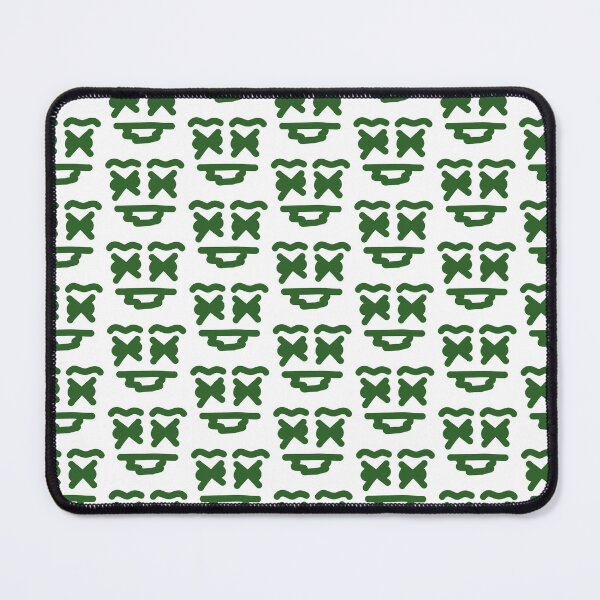 Item preview, Green Abstract Doodle Face – Bold Minimalist Line Art Illustration designed and sold by felipemaldonadoart.