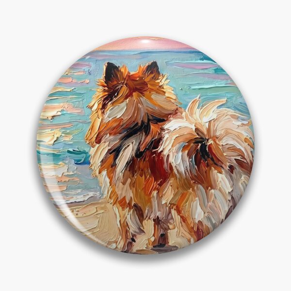 Item preview, Summer Sunset – Pomeranian designed and sold by AjaTrier.