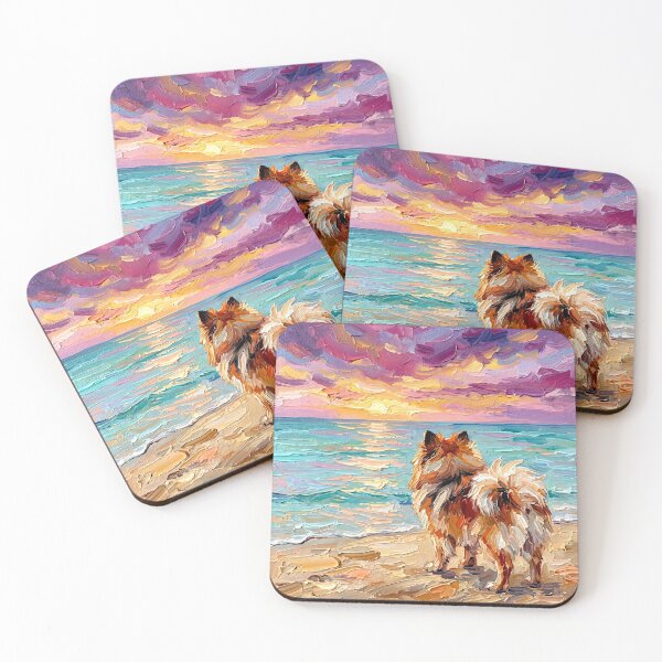 Item preview, Summer Sunset – Pomeranian designed and sold by AjaTrier.