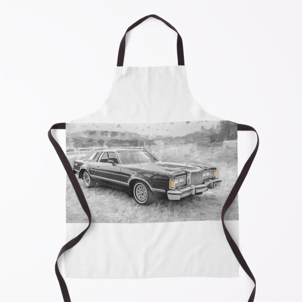 Item preview, 1979 Mercury Cougar XR-7 Deep Burgundy Isolated Paint Style Print designed and sold by RichFrancoCars.
