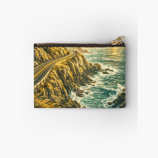 Item preview, Pacific Coast Highway: Dramatic Clifftop Road Ocean Landscape Sunset Drive designed and sold by irfanshikh.
