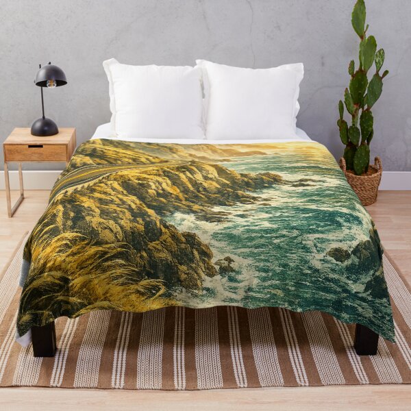 Item preview, Pacific Coast Highway: Dramatic Clifftop Road Ocean Landscape Sunset Drive designed and sold by irfanshikh.