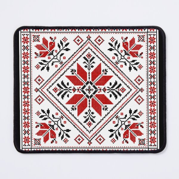 Item preview, Traditional Ukrainian Embroidery Geometric Star - Authentic Vyshyvanka Pattern designed and sold by BrainCurves.