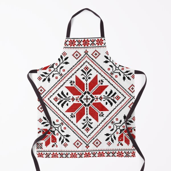Item preview, Traditional Ukrainian Embroidery Geometric Star - Authentic Vyshyvanka Pattern designed and sold by BrainCurves.