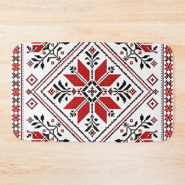 Item preview, Traditional Ukrainian Embroidery Geometric Star - Authentic Vyshyvanka Pattern designed and sold by BrainCurves.