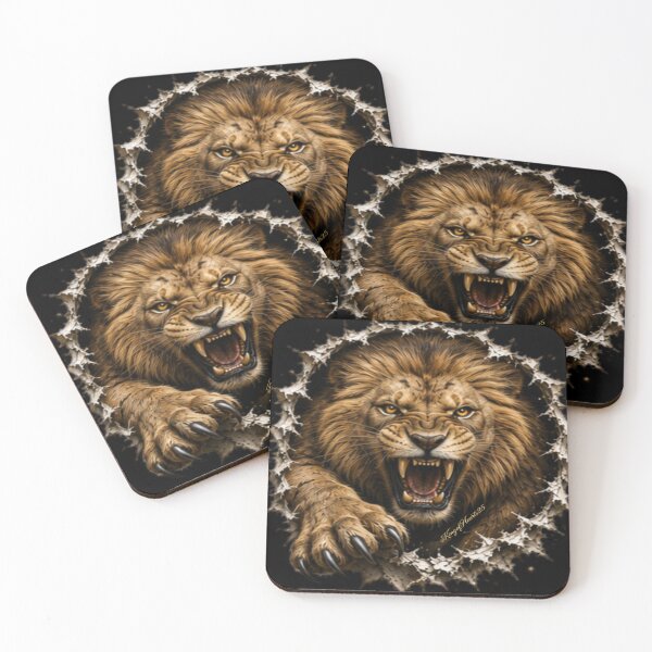 Item preview, Cosmic Guardian Lion – Primal King of Power designed and sold by KingofHearts25.
