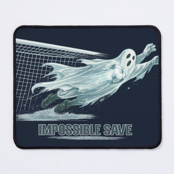 Item preview, Impossible Save – Ghost Goalkeeper Football | Halloween Soccer Minimal Streetwear Graphic designed and sold by warlistop.