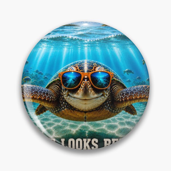 Item preview, Dive Turtle life looks better underwater designed and sold by JBXDesigner.