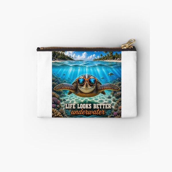 Item preview, Dive Turtle life looks better underwater designed and sold by JBXDesigner.