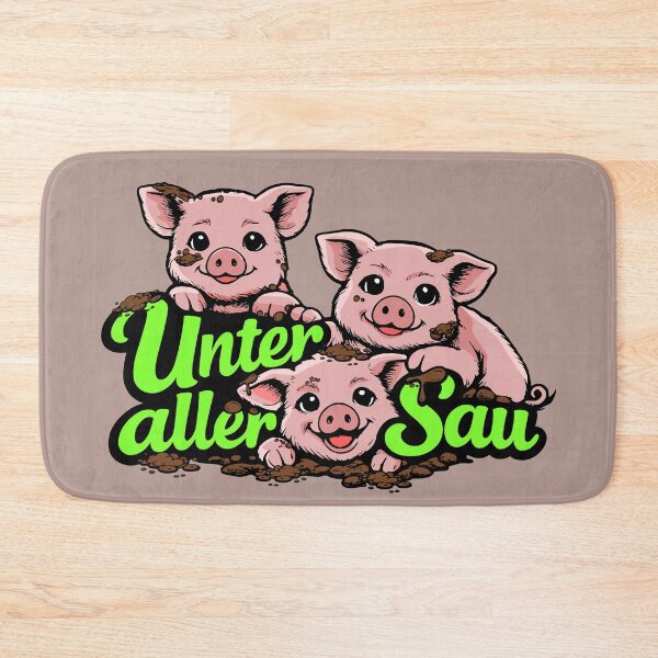 Item preview, Absolutely disgusting! Funny pig motif designed and sold by Pommes im Bett.