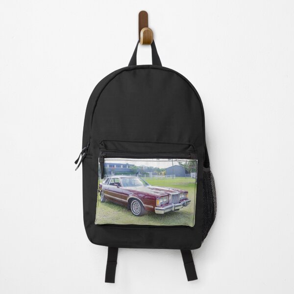 Item preview, 1979 Mercury Cougar XR-7 Deep Burgundy Isolated Paint Style Print designed and sold by RichFrancoCars.