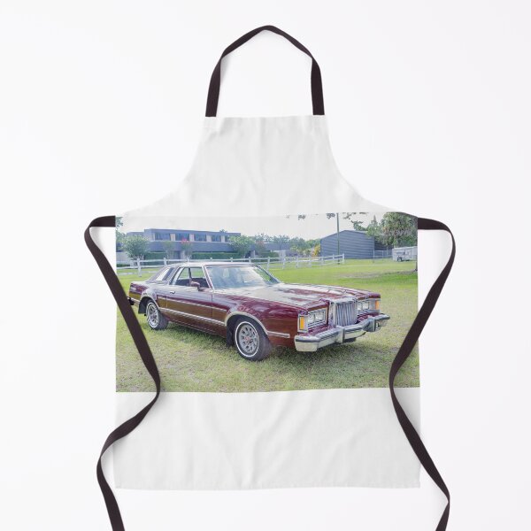 Item preview, 1979 Mercury Cougar XR-7 Deep Burgundy Isolated Paint Style Print designed and sold by RichFrancoCars.